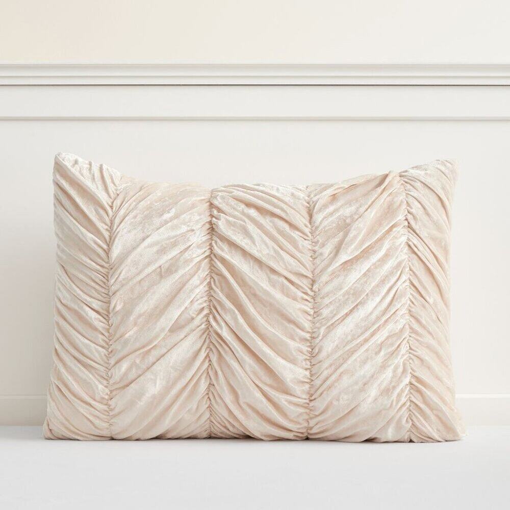 LoveShackFancy Pottery Barn Velvet Palace Quilted Standard Sham Pillow Cover NEW